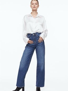 Classic White Button-Up Shirt